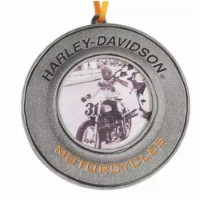 Harley-Davidson® Bilderrahmen Ornament Mini Zinn