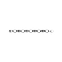 Harley-Davidson® Herrenarmband 'Skulls link' 