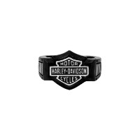 Harley-Davidson® Herrenring Bar & Shield Black Edge 