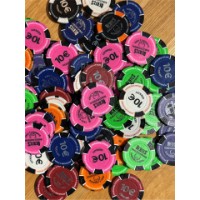 10€ Pokerchip Gutschein  Bertl´s Harley-Davidson®Bamberg / Multicolor