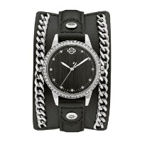 Harley-Davidson® Damenuhr Chain Cuff
