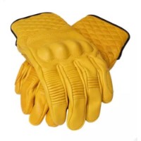 Rokker Handschuhe Tucson natur gelb