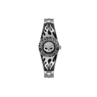 Harley-Davidson® Damenuhr "Flames Skull Ladies"