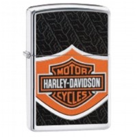 Harley-Davidson® Zippo mit Orangenen Bar & Shield