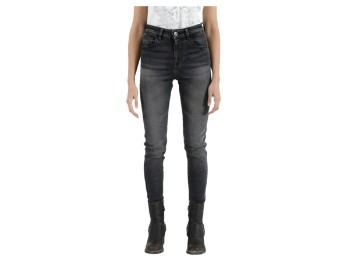 Rokker-Jeans "ROKKERTECH HIGH WAIST D. GREY"