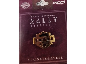 Harley-Davidson® B&S Outline Charm Gold