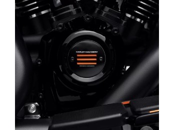 Adversary-Kollektion Timer Deckel / Black&Orange – Softail & Touring