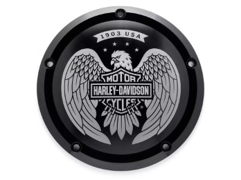 Eagle Bar & Shield Derby Deckel / Schwarz