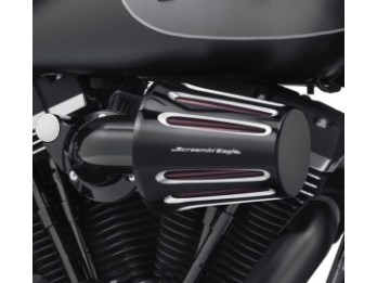 Screamin' Eagle Teardrop Heavy Breather Filter Cover / Black