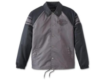 Harley-Davidson® Herren-Coachjacke Nr. 1 – Blackened Pearl