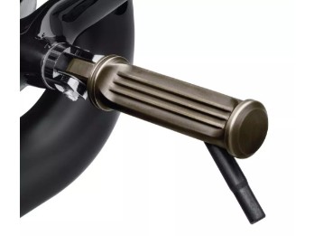 Brass-Kollektion Fahrerfußrasten mit Schleifstück / Messing