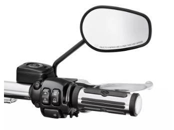 Harley-Davidson® Chrome & Rubber Lenkergriffe groß / Chrome