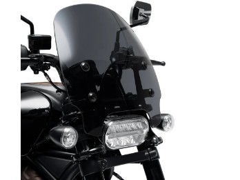 Harley-Davidson® Kompakt-Windschild mit Schnellentriegelung / Dark Smoke