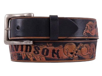 Harley-Davidson® Herren Road Serpent Echtledergürtel