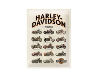 Blechschild "H-D Model"