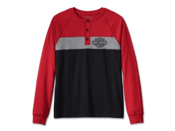 Harley-Davidson® Herren-Henley-T-Shirt 