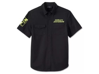 Harley-Davidson® Kurzarmhemd Willie G Skull schwarz