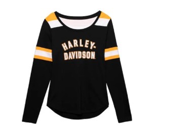 Damen Langarmshirt mit Streifenmuster