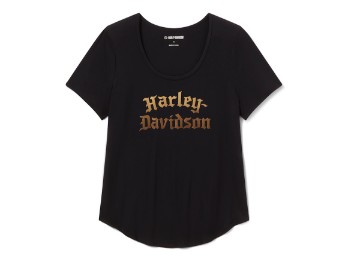Harley-Davidson® Willie G Skull Scoop Damen T-Shirt