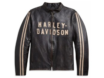Harley-Davidson® Herren Lederjacke Sleeve Stripe