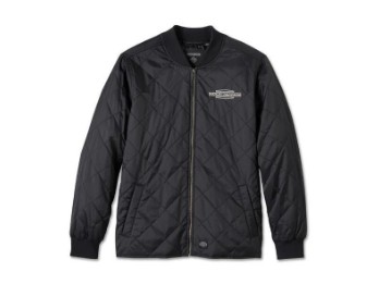 Harley-Davidson® Freizeitjacke Gesteppt, Schwarz 