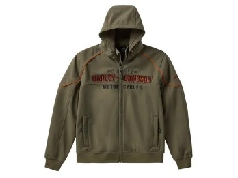 Harley-Davidson® Soft Shell Jacke Idyll Windproof grün