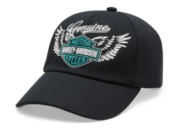 Harley-Davidson® Damen Baseball Cap Winged Bling schwarz