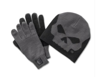 Harley-Davidson® Willie G Skull Beanie und Handschuhe
