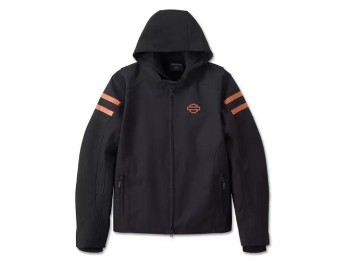 Harley-Davidson® Textil Motorradjacke Ovation 3-in-1 schwarz