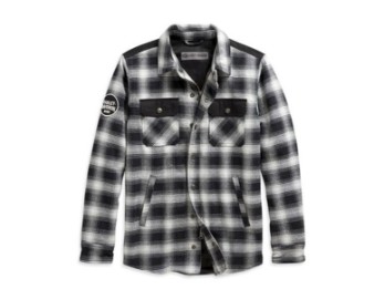 Harley-Davidson® Hemdjacke Arterial Schwarz/Weiß 