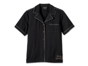Bluse "Club Crew Contrast Piping Shirt"