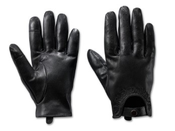 Harley-Davidson® Damen-Handschuhe "Vision Leather Black"