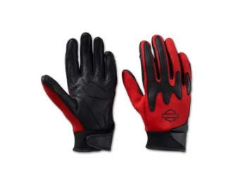 Harley-Davidson® Damen Dyna Knit Mesh Gloves Rot