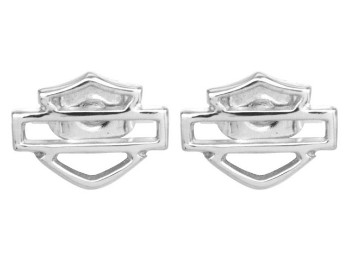 Harley-Davidson® Bar & Shield Outline Ohrringe
