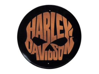 Harley-Davidson® Copper Skull Blechschild
