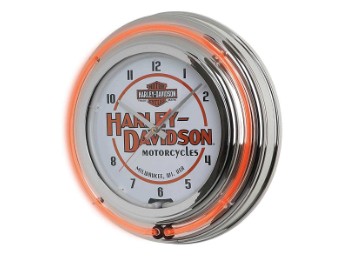 Harley-Davidson® Double Neon Uhr