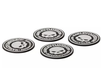 Harley-Davidson® Bar Untersetzer Set Skull