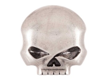 Harley-Davidson® Herren-Gürtelschnalle mit Totenkopf-Motiv, Antik-Nickel-Finish