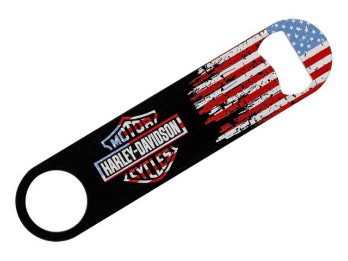 Harley-Davidson® Americana Flag Metal Stainless Steel Flaschenöffner