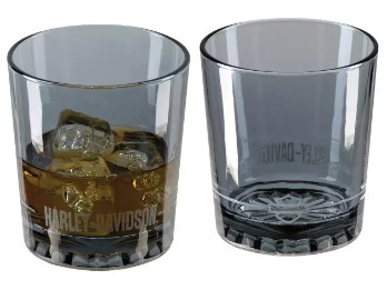Harley-Davidson® Weingläser Smoke Grey Bar & Shield