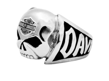 Harley-Davidson® Skull Herrenring