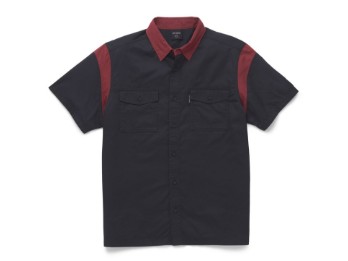 Harley-Davidson® Herrenhemd Colorblock, Schwarz