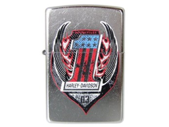 Harley-Davidson® Zippo Nr.1 mit Flügeln