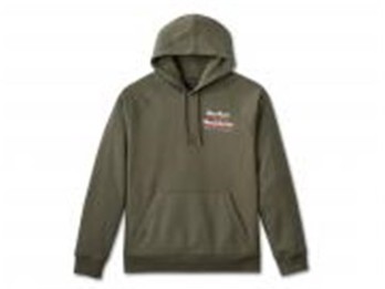 Harley-Davidson® Herren Pullover "Loaded with Horsepower Raglan Hoodie Green"