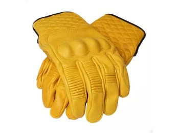 Rokker Handschuhe Tucson natur gelb