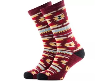 Rokker Socken Native Multicolor rot