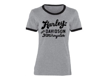 Harley-Davidson® Damen T-Shirt "Essential Harley Heather Ringer"