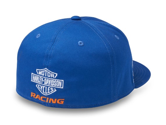Baseballmuetze-Harley-Davidson-Fitted-Racing-Blue-_1