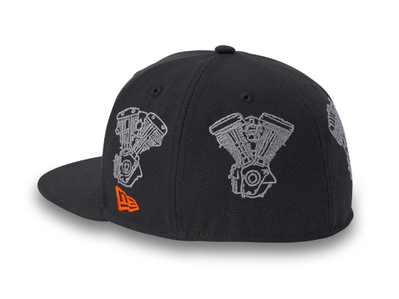 Baseballmuetze-V-Twin-Engine-59FIFTY-Black-_1