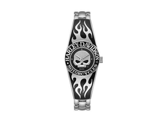Uhr-Flames-Skull-Ladies-Damen-NUD76L190